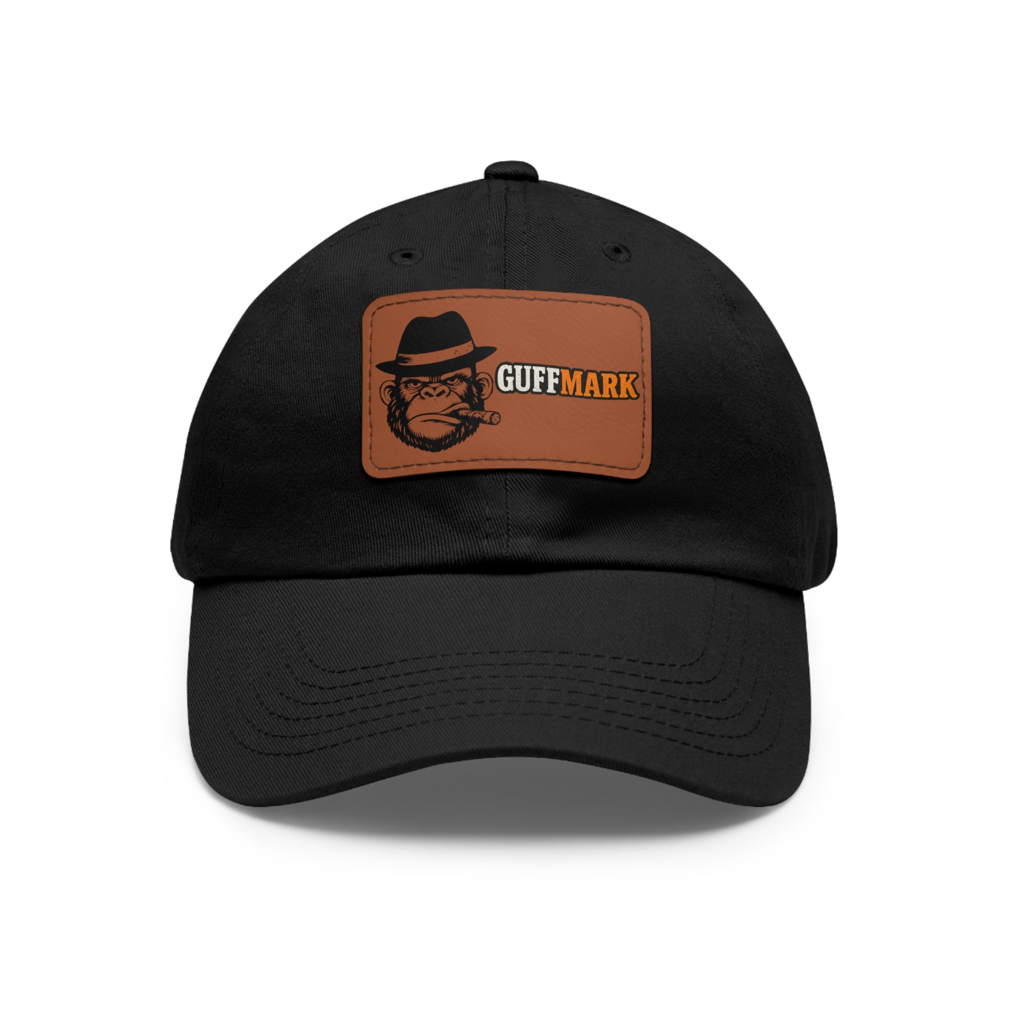 Guffmark Leather Patch Hat