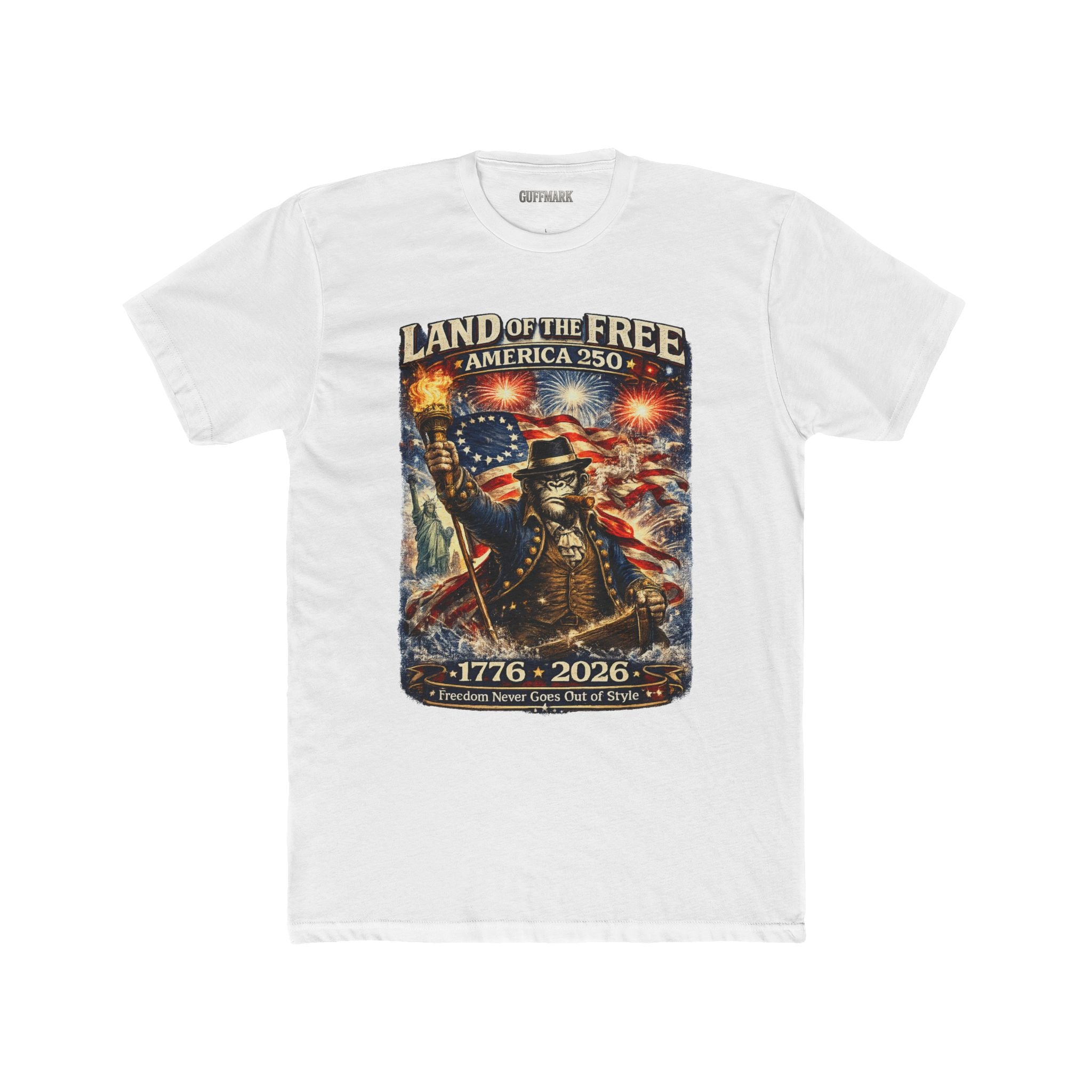 GuffMark Land of the Free Tee – America 250 Limited Edition (1776–2026)