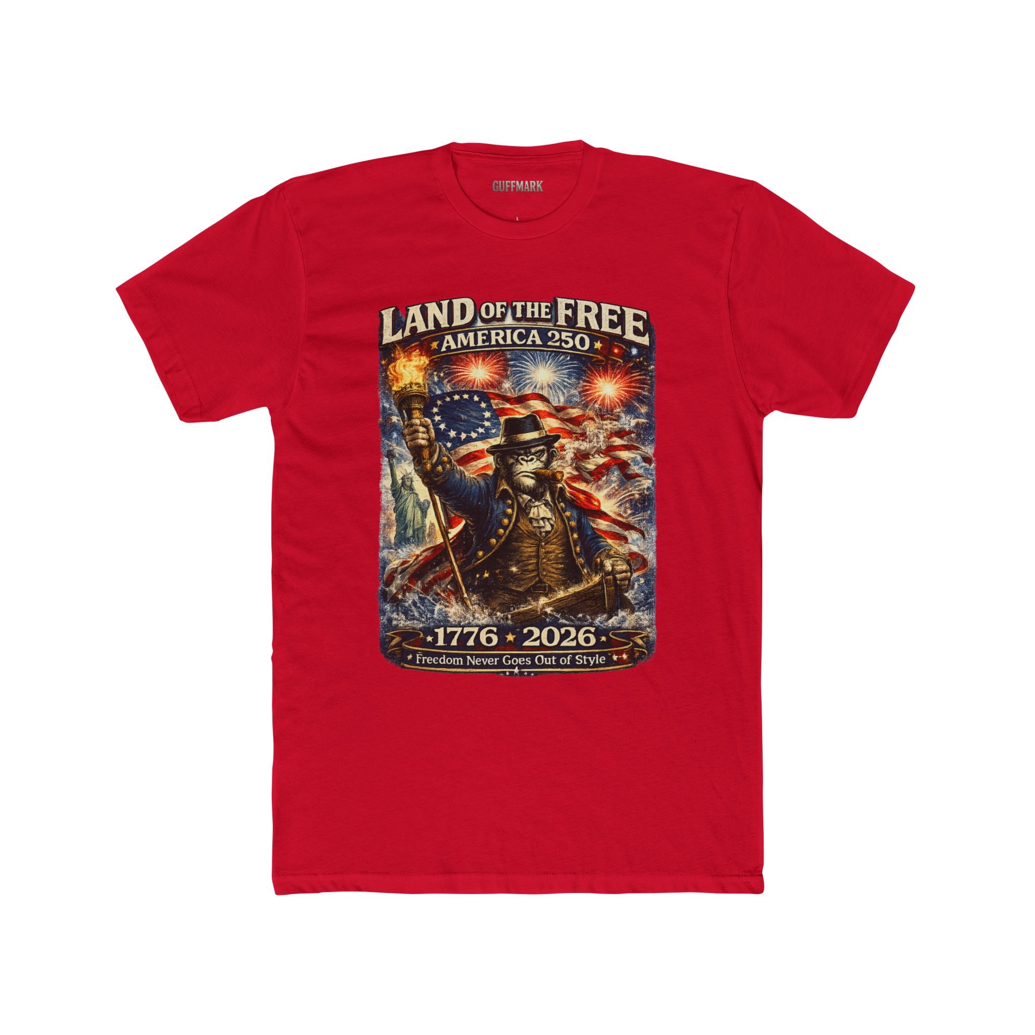 GuffMark Land of the Free Tee – America 250 Limited Edition (1776–2026)