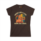 GuffMark “Smoke Like a Lady, Burn Like a Boss” Women’s Softstyle Tee