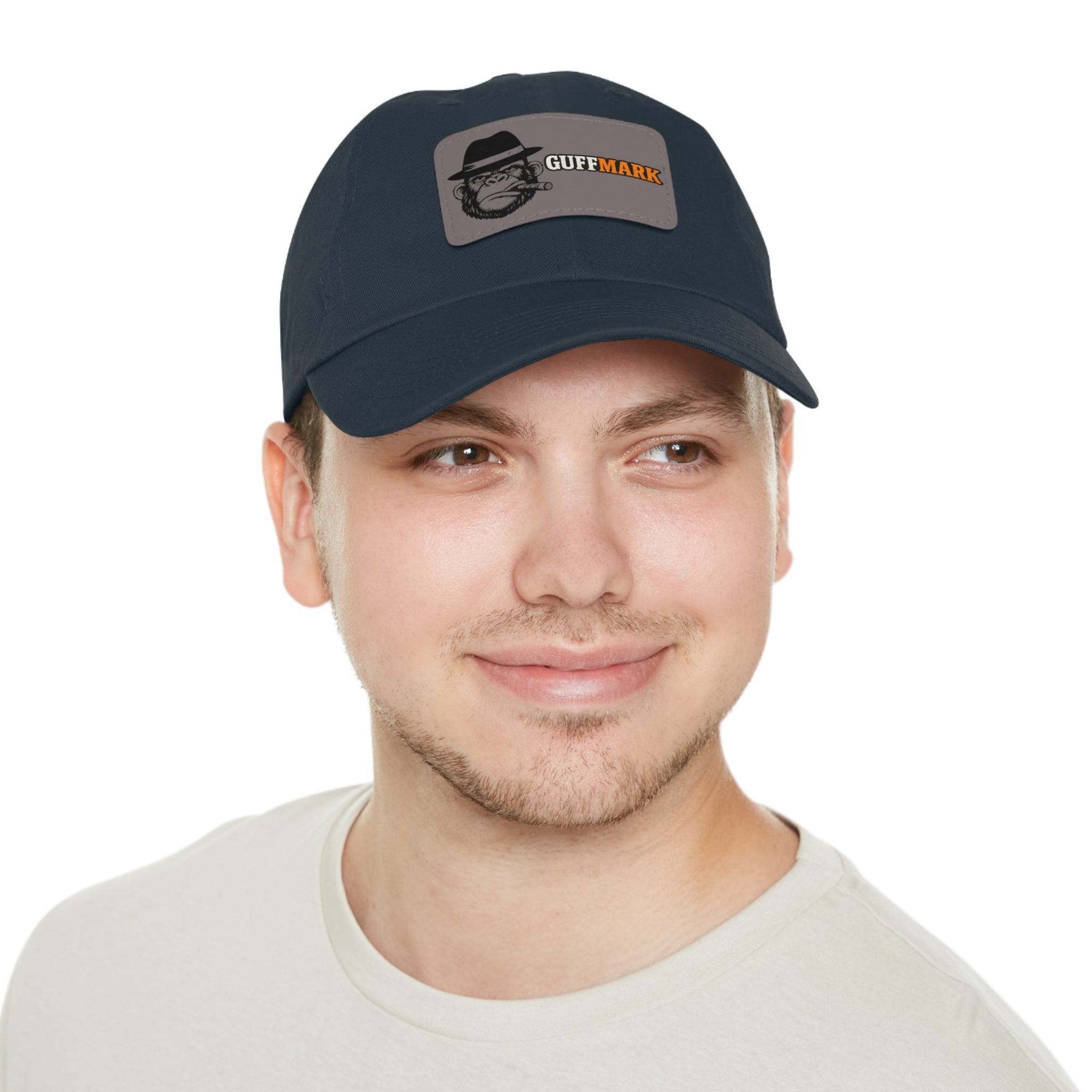 Guffmark Leather Patch Hat