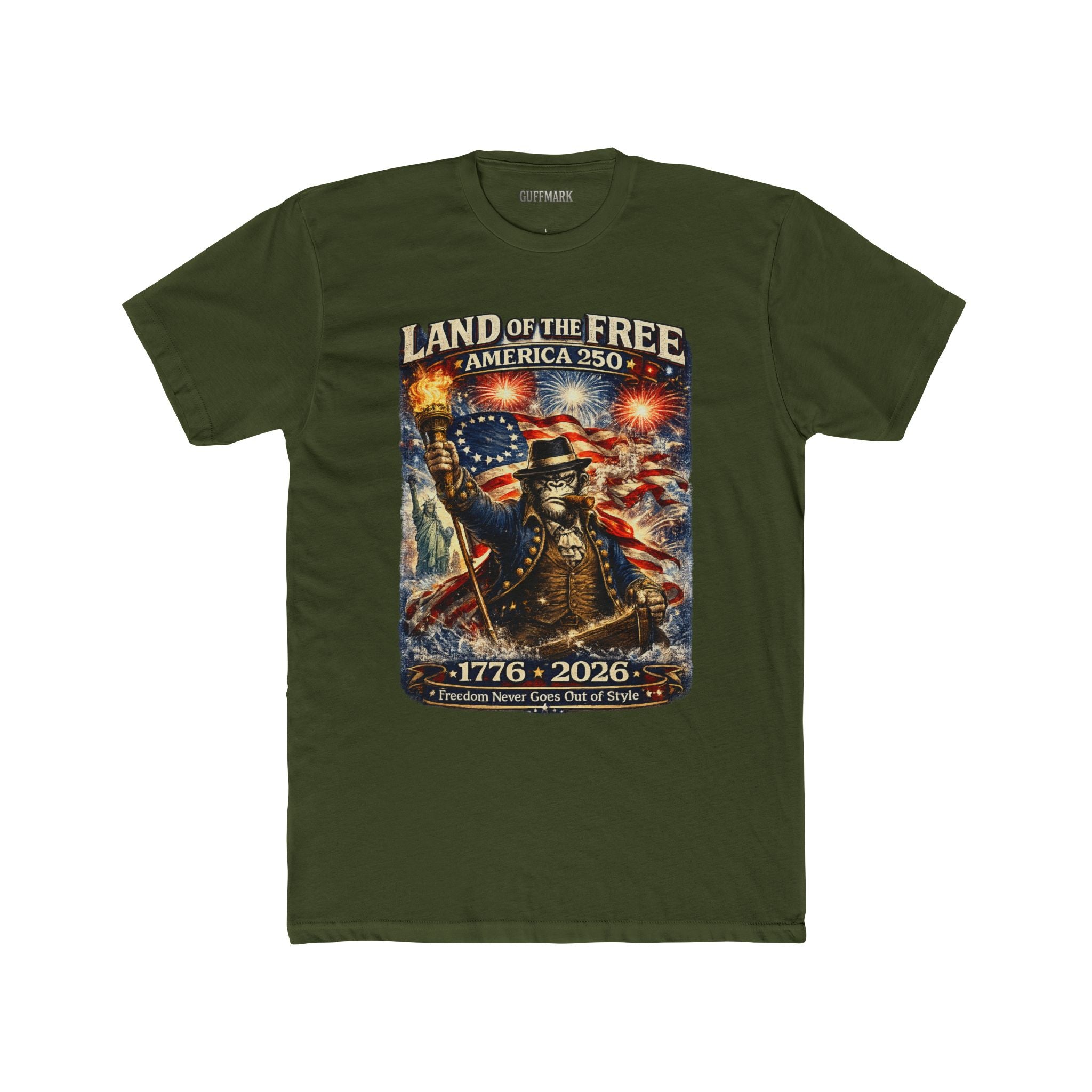 GuffMark Land of the Free Tee – America 250 Limited Edition (1776–2026)